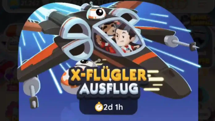 Belohnungsliste für X-Flugler Ausflug Monopoly Go